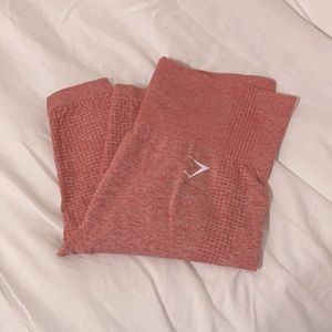 Full length pink Gymshark leggings